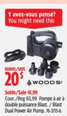 Canadian Tire Blast Dual Power Air Pump offer