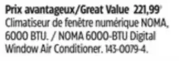 Canadian Tire NOMA 6000-BTU Digital Window Air Conditioner offer