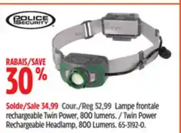 Canadian Tire GRACO Twin Power Rechargeable Headlamp, 800 Lumens offer