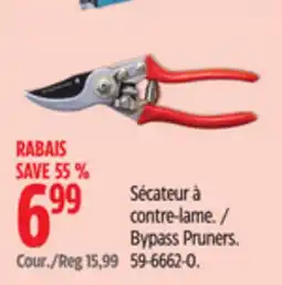 Canadian Tire Bypass Pruners offer