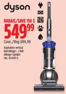 Canadian Tire Ball Allergy+ Upright Vac offer