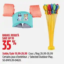 Canadian Tire Selected Outdoor Play offer
