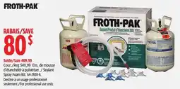Canadian Tire Sealant Spray Foam Kit offer