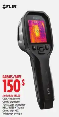 Canadian Tire TG165-X Thermal Camera with MSX Technology offer