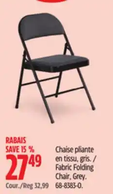 Canadian Tire Fabric Folding Chair offer