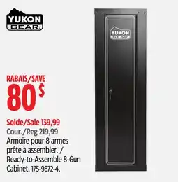 Canadian Tire Ready-to-Assemble 8-Gun Cabinet offer