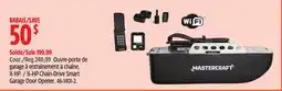 Canadian Tire MASTERCRAFT 1⁄2-HP Chain-Drive Smart Garage Door Opener offer
