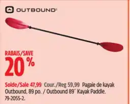 Canadian Tire Outbound 89˝ Kayak Paddle offer