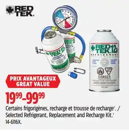 Canadian Tire Selected Refrigerant, Replacement and Recharge Kit.† offer