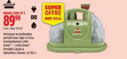 Canadian Tire Little Green Portable Carpet & Upholstery Cleaner offer