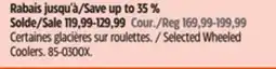 Canadian Tire Selected Wheeled Coolers offer