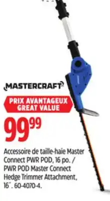 Canadian Tire MASTERCRAFT PWR POD Master Connect Hedge Trimmer Attachment, 16˝ offer