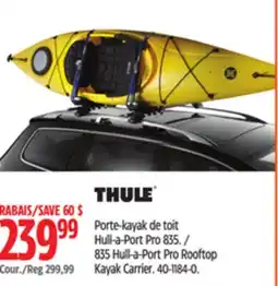 Canadian Tire 835 Hull-a-Port Pro Rooftop Kayak Carrier offer