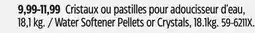 Canadian Tire Water Softener Pellets or Crystals, 18.1kg offer