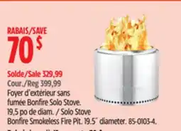 Canadian Tire Solo Stove Bonfire Smokeless Fire Pit offer