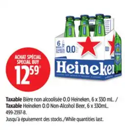 Canadian Tire Taxable Heineken 0.0 Non-Alcohol Beer offer