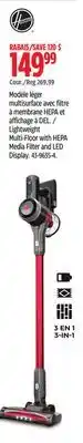 Canadian Tire Hoover Lightweight Multi-Floor with HEPA Media Filter and LED Display offer