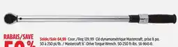 Canadian Tire Mastercraft 1⁄2˝-Drive Torque Wrench offer