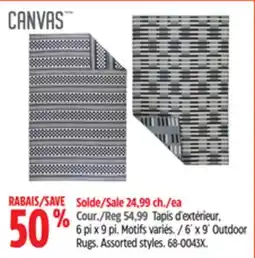 Canadian Tire 6´ x 9´ Outdoor Rugs offer