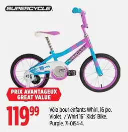 Canadian Tire Whirl 16˝ Kids' Bike offer