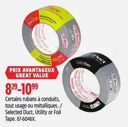 Canadian Tire Selected Duct, Utility or Foil Tape offer