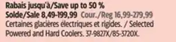 Canadian Tire Selected Powered and Hard Coolers offer