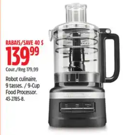 Canadian Tire KitchenAid 9-Cup Food Processor offer