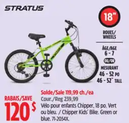 Canadian Tire Stratus Chipper Kids' Bike offer