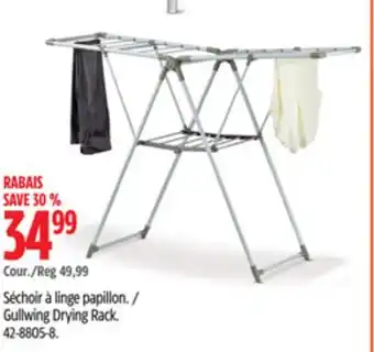 Canadian Tire Gullwing Drying Rack offer