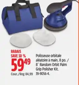 Canadian Tire 8˝ Random Orbit Palm Grip Polisher Kit offer