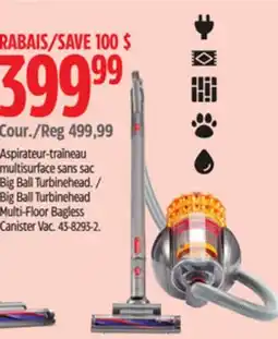 Canadian Tire Big Ball Turbinehead Multi-Floor Bagless Canister Vac offer