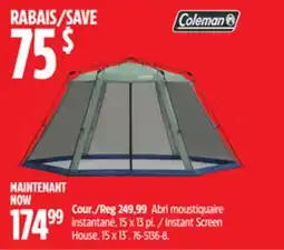 Canadian Tire Instant Screen House, 15 x 13´ offer