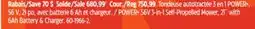 Canadian Tire POWER 56V 3-in-1 Self-Propelled Mower 2L with 6Ah Battery & Charger offer