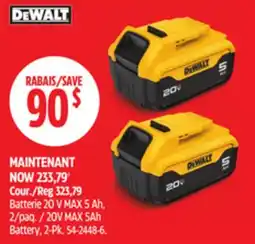 Canadian Tire 20V MAX 5Ah Battery offer