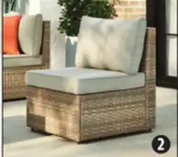 Canadian Tire Baysville Wicker Armless Chair offer