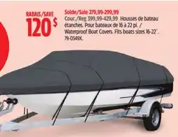 Canadian Tire Waterproof Boat Covers offer