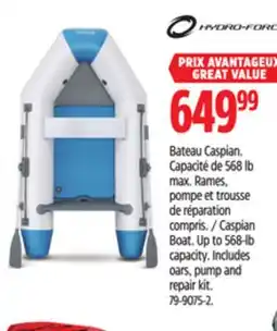 Canadian Tire HYDRO-FORCE Caspian Boat offer