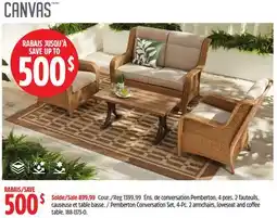 Canadian Tire Pemberton Conversation Set offer