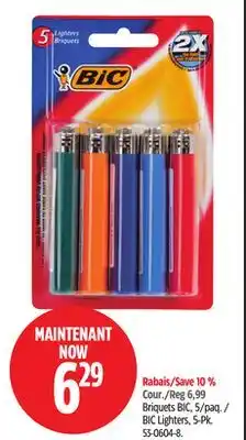 Canadian Tire BIC Lighters, 5-Pk offer