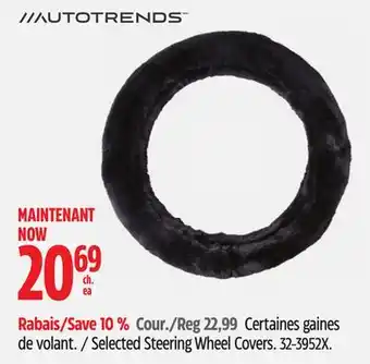 Canadian Tire Selected Steering Wheel Covers offer