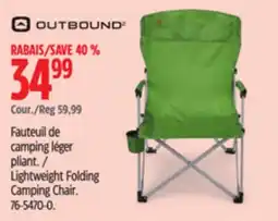 Canadian Tire Lightweight Folding Camping Chair offer