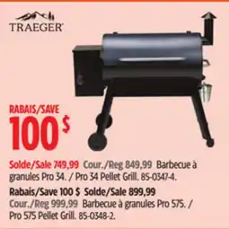 Canadian Tire Traeger Pro 34 Pellet Grill offer