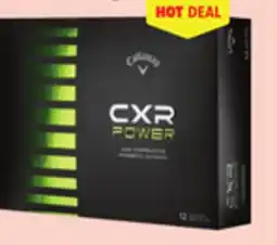 Canadian Tire Callaway CXR Power Golf Balls, 12-Pk offer