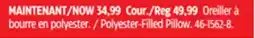 Canadian Tire Polyester-Filled Pillow offer