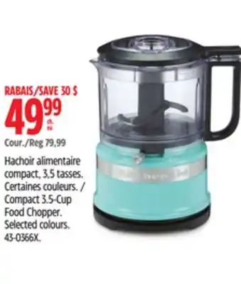 Canadian Tire Compact 3.5-Cup Food Chopper offer