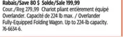 Canadian Tire Overlander Fully-Equipped Folding Wagon offer