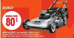 Canadian Tire POWER 56V Brushless Mower, 21 with 6Ah Battery & Charger offer