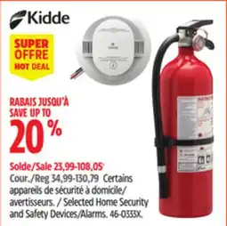 Canadian Tire Selected Home Security and Safety Devices/Alarms offer