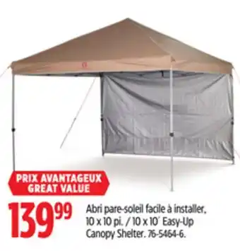Canadian Tire Outbound 10 x 10´ Easy-Up Canopy Shelter offer