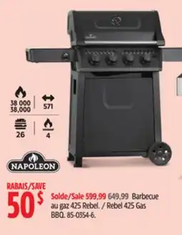 Canadian Tire NAPOLEON Rebel 425 Gas BBQ offer